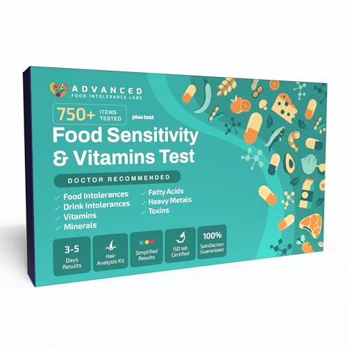 AFIL Upgraded 750+ Foods Drinks Vitamins At-Home Wellness Test Kit Trusted Hair Analysis for Adults & Kids At-Home Health Non-Invasive Gluten Wellness Insights