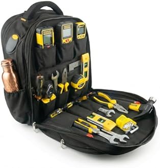 Tool Bag Backpack 50 Pockets Premium Heavy Duty Urban CORD Professional Electrician Technician Industrial Multipurpose Storage BACKPACK