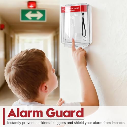 Cubierta de alarma contra incendios de PC material impermeable IP67 para exterior 4