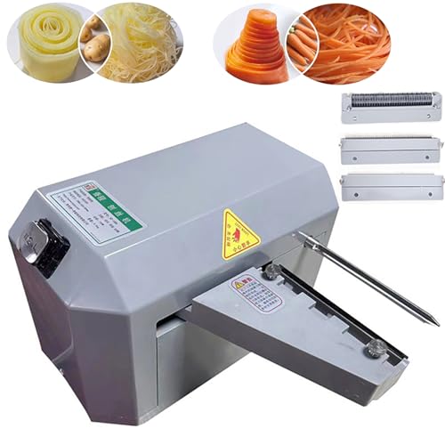 Cortadora Eléctrica de Verduras en Espiral con 3 Moldes