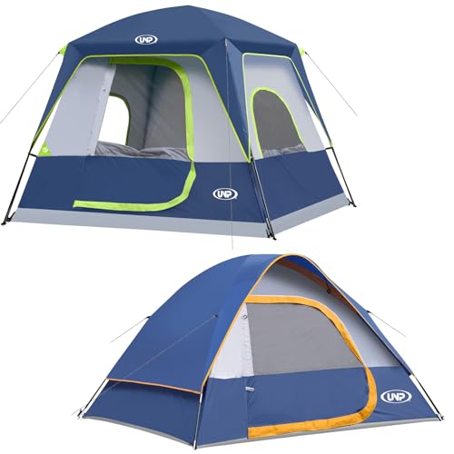 Carpa portátil tipo cabaña para 4 personas impermeable miniatura 1