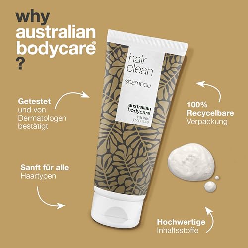 Anti Schuppen Shampoo mit Teebaumöl 200 ml | 100% Vegan | Shampoo für Trockene & Juckende Kopfhaut | Kopfhautpflege bei Schuppenflechte Kopfhaut, Neurodermitis & Pickeln auf der Kopfhaut