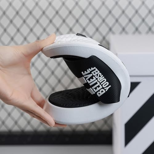 Premium Comfort Inspirational Print Slides Sandals Summer Slippers For Men Yoga Mat Flip Flops Indoor Outdoor Footwear3