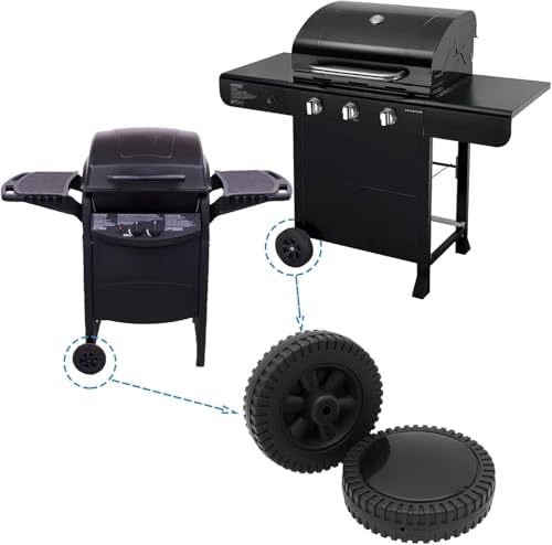 Image of 6 Inch G206-0025-W1 Grill Wheels for Charbroil Various Models