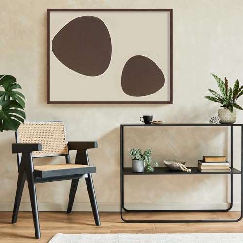 Image of LaVie Home 18x24 Picture Frame for Wall Display, 18x24 Brown Picture Frame with HD Plexiglas, 18 x 24 Poster Frame 1 Pack, Display Frame for Vertical or Horizontal, Classic Collection