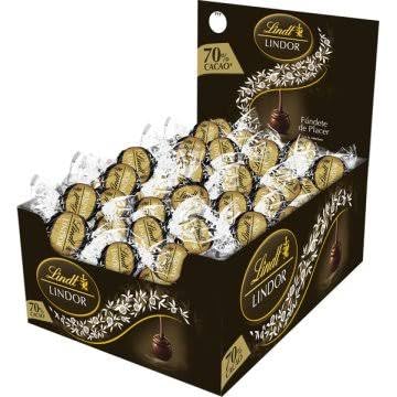 Caja Bombones LINDT Chocolate Negro 160 unidades 2 kg.