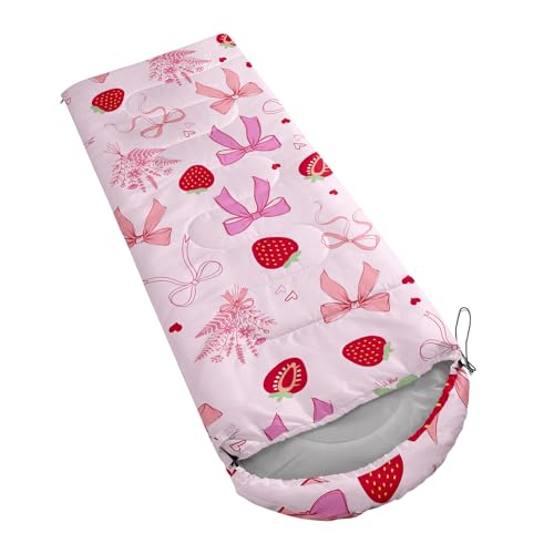 Image of QOOMO Camping Sleeping Bags,3 Season Warm & Cool Weather,Lightweight,Waterproof Sleeping Bags for Adults & Kids,Traveling,and Outdoors,Camping Gear Equipment