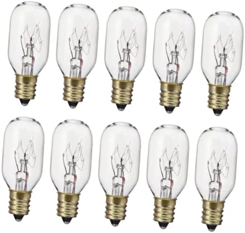10 Pcs Replacement Lamp Bulbs 15Watt T7 Candelabra E12 15T7C/15T7/130V - EOV178 | #YY15R