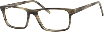 Esquire Designer Mens Acetate Plastic Rectangular Frame Eyeglasses EQ1527-53mm