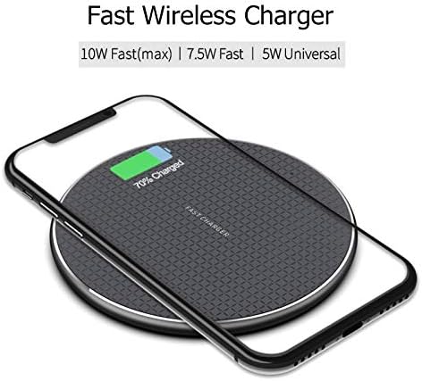 Miniatura 3 de Qi 10 W cargador inalámbrico rápido escritorio con indicador LED para Doogee S95 Pro S88 Ulefone Armor 567 Blackview BV9600 BV9500 BV9800 BV9900,