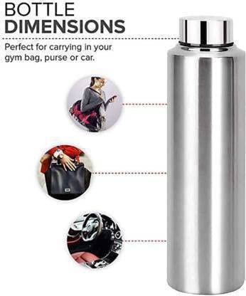 Image of appeasy Stainless Steel Drink ware Tableware Water Bottle For Fridge, School, Office, Gym, Travel| Fridge Bottle (12)