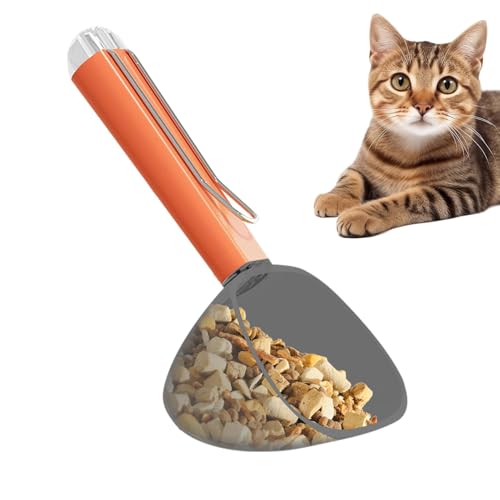 Jlobnyiun Katzenfutter Messbecher - Löffel für Hundefutter, Futterschaufel für Hunde mit Messlinien | Multifunktionaler Messbecher für Futter für