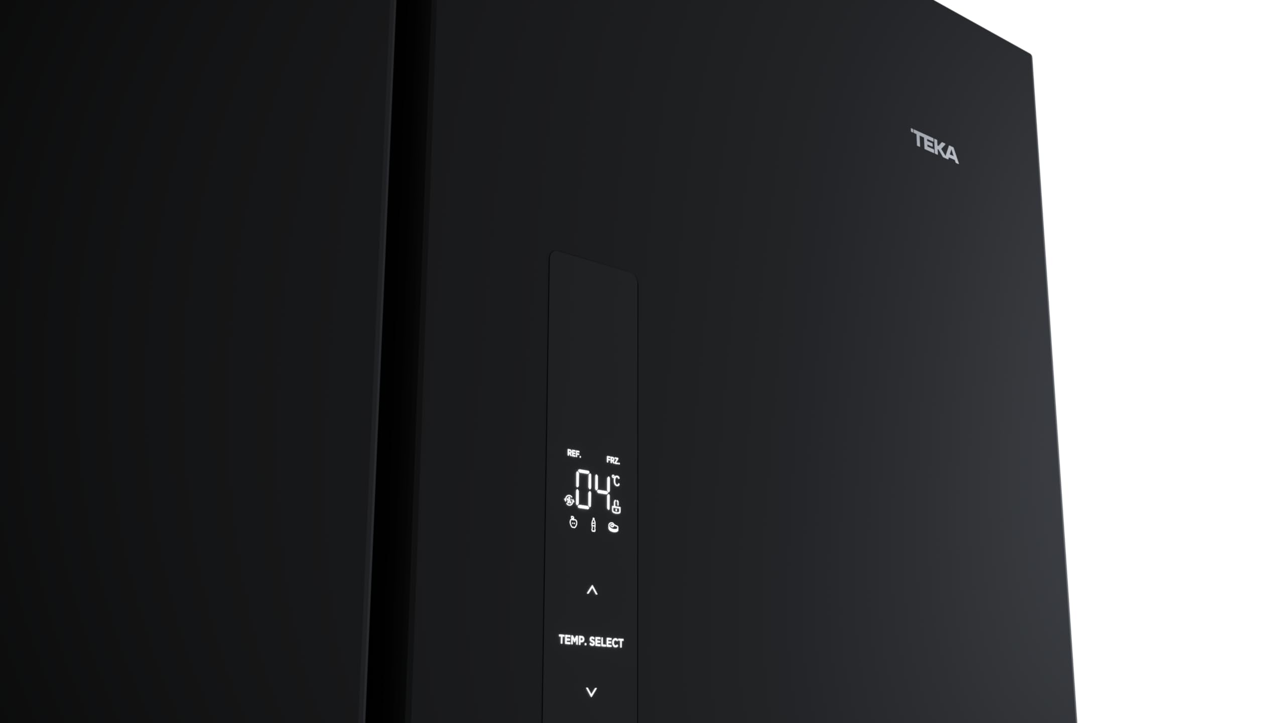 Teka Frigorífico French Door Libre Instalación, Motor Inverter, IonClean, LongLife No Frost, FlexZone, Fresh Box XXL, Iluminación LED, 516 Litros, Modelo RFD 77825 GBK EU