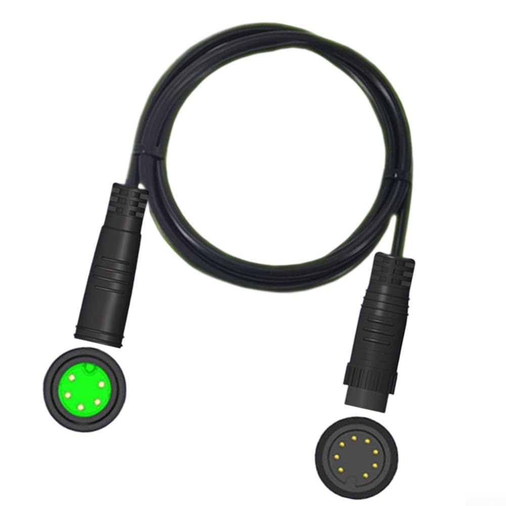 1T1 Wiring Harness Compatible with For KT Series 8 Pin Controllers and 5 Pin Instrument Displays on Ebikes (1000MM)