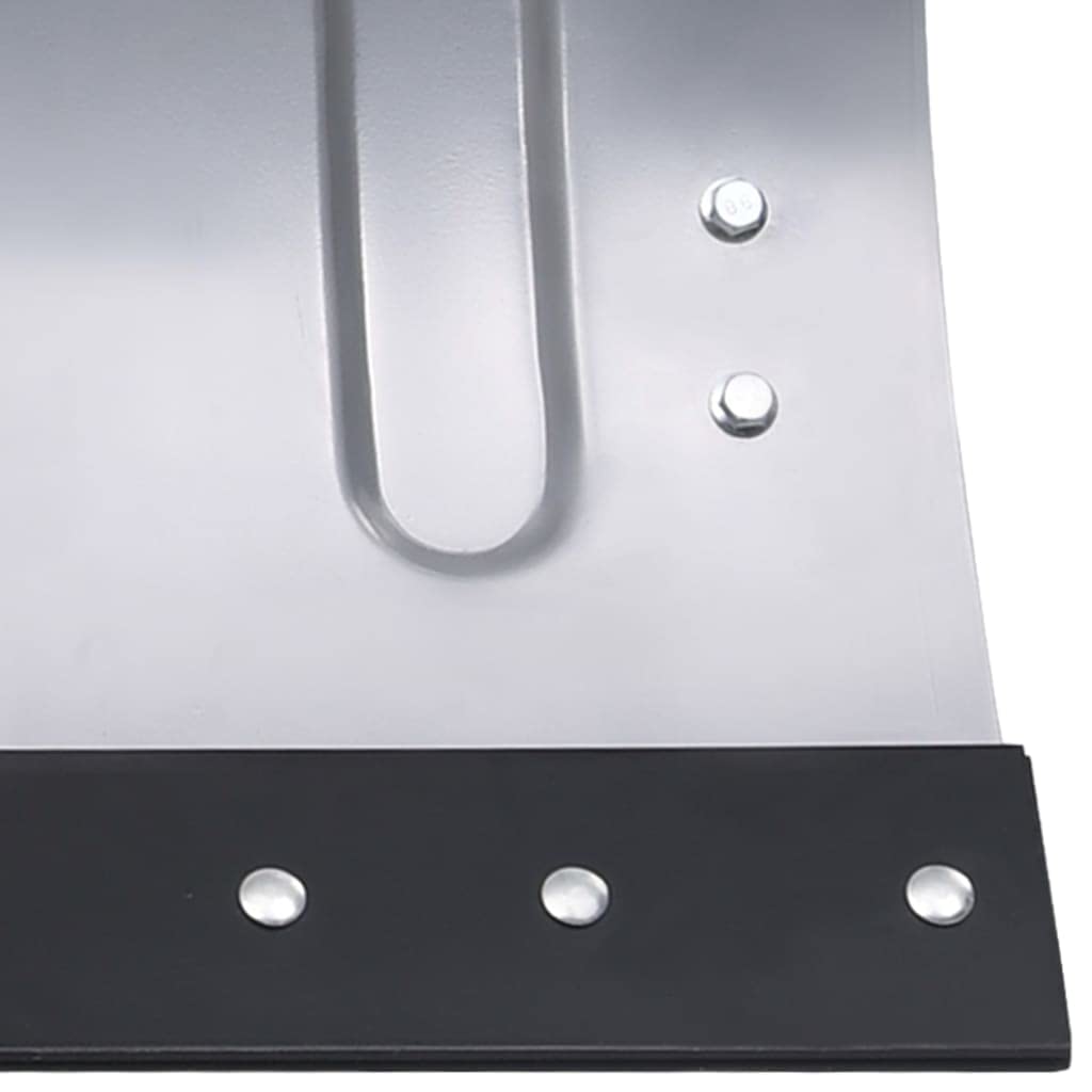 vidaXL Schneeschild für Rasentraktor Rasenmäher mit Adapter Anbausatz 3 Winkeleinstellungen Räumschild Schneepflug Schneeschieber 100cm