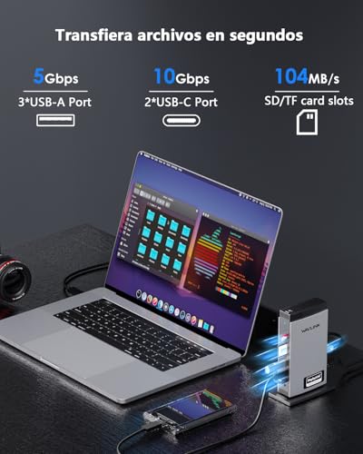 Image of WAVLINK Docking Station 3 Monitors, Triple 4K@60Hz for MacBook M1 /M2 /M3 /M4 /Windows, Displaylink Dock with 3X HDMI or 2X DisplayPort, 130WPD,5 USB Ports, Ethernet, Audio, SD /TF