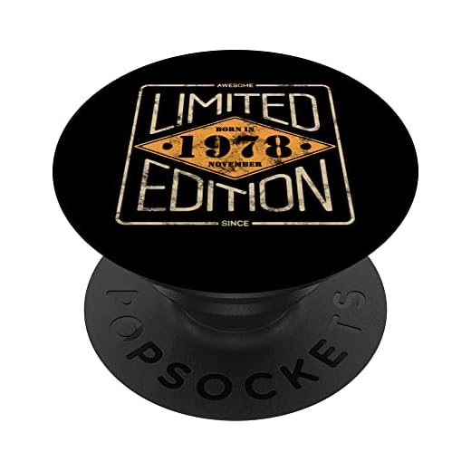 Awesome Since Noviembre 1978 Cumpleaños Hombre Mujer PopSockets PopGrip Intercambiable