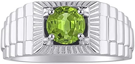 Rylos Designer Style Peridot Ring - August Birthstone*