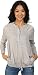 Calvin Klein Jeans Women's Washed Tencel Raglan Henley Sport Top