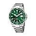 Produktbild JAGUAR - Unisex Erwachsener Uhrenmodell J860 / B aus der Executive-Kollektion, 43,5 mm grünes Gehäuse mit Stahlband für Herren - J860/B