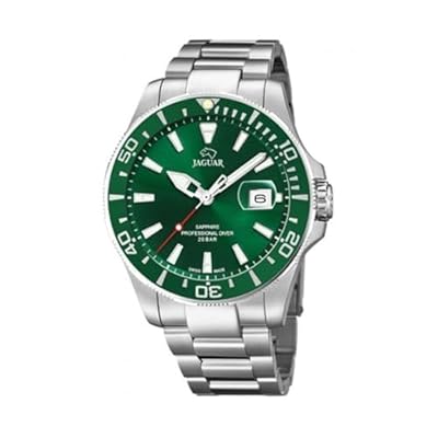Jaguar Reloj Modelo J860/B de la colección Executive, Caja de 43,5 mm Verde con Correa de Acero para Caballero | Ya disponible en tu tienda friki favorita! En mundofriki.es!