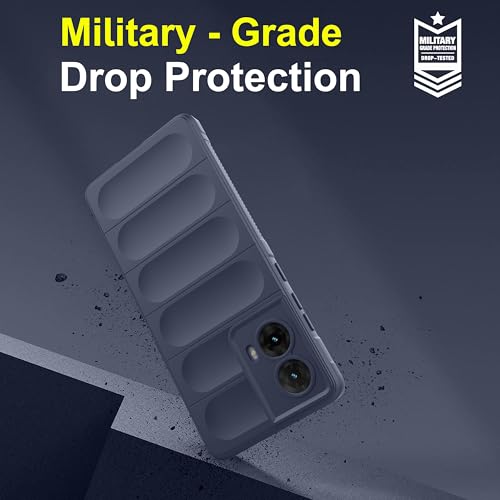 Image of amazon basics Back Case Cover for Motorola Moto G85 5G | Compatible for Motorola Moto G85 5G Back Case Cover | Liquid Silicon Magic with Camera Protection | Sapphire