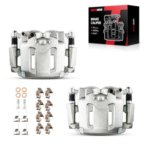 Image of Torchbeam Front Brake Calipers Set for Ford 2005-2012 F-250 Super Duty, Ford 2005-2012 F-350 Super Duty, Front Left and Front Right Calipers Replace # 18B5022+18B5023
