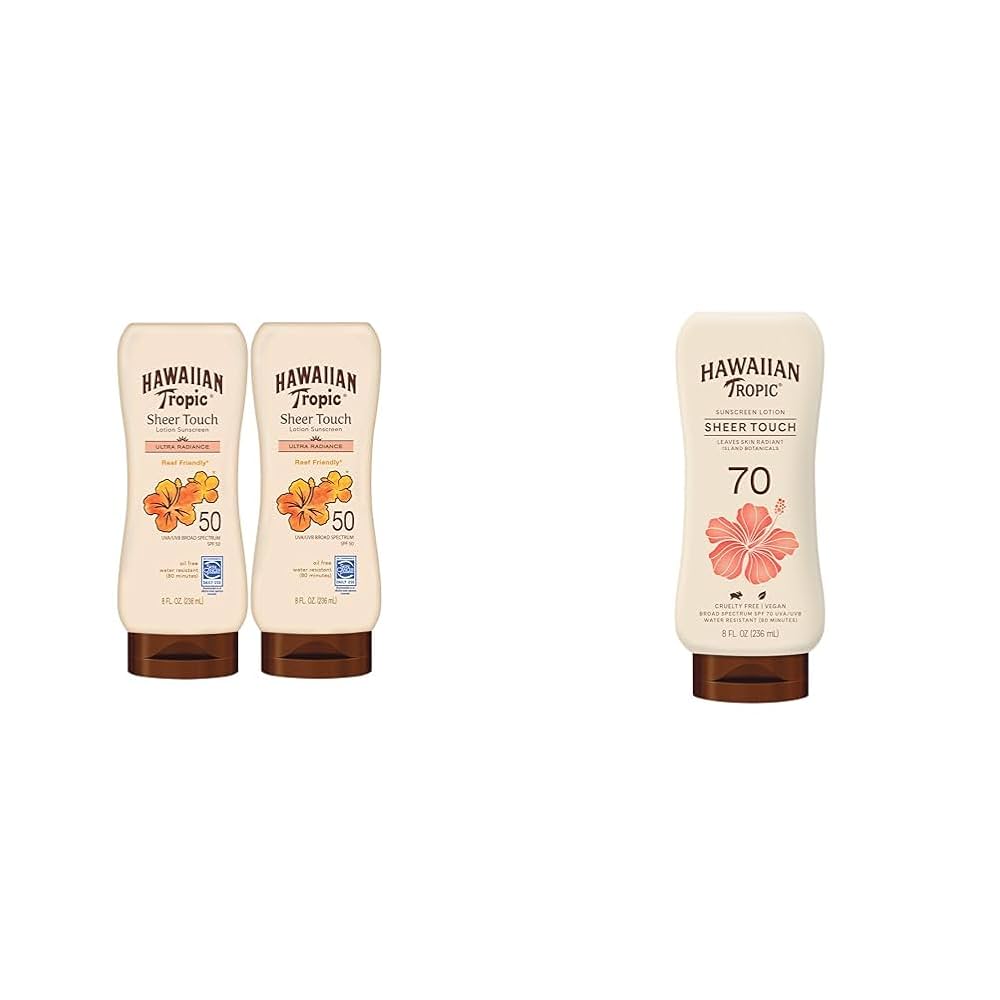 日焼け止め HAWAIIAN TROPIC Sunscreen Lotion 70 Amazon.com: Hawaiian Tropic Sheer Touch Ultra Radiance SPF
