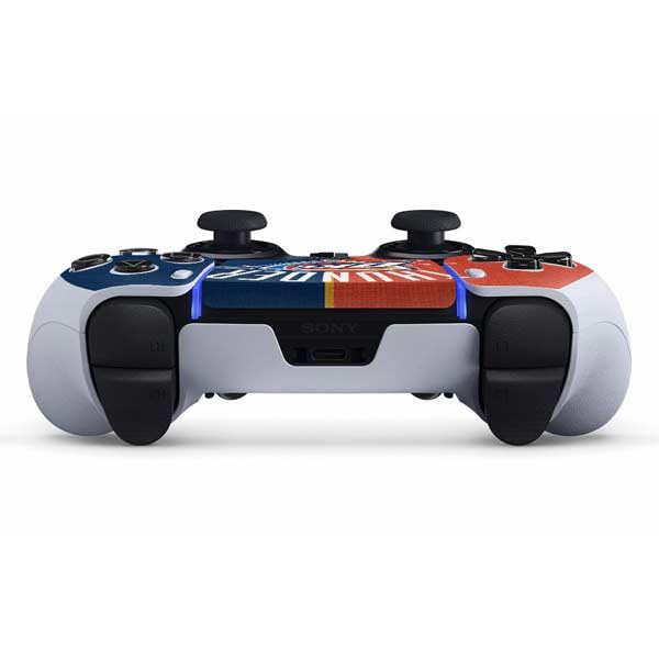 Skinit Decal Gaming Skin Compatible with PS5 DualSense Edge Pro Controller - Officially Licensed NBA OKC Thunder Split Design