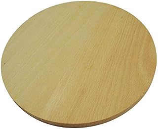 Round circular wooden chopping board cutting pizza wood double sided 20cm 8 inches