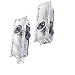 2pcs LED Symbol Welcome Light Door Logo Projector Lamp for Land Rover, Ground Ghost Shadow Lights Door Warning Light for Range Rover Discovery 4 Evoque Freelander Plug and Play 5W
