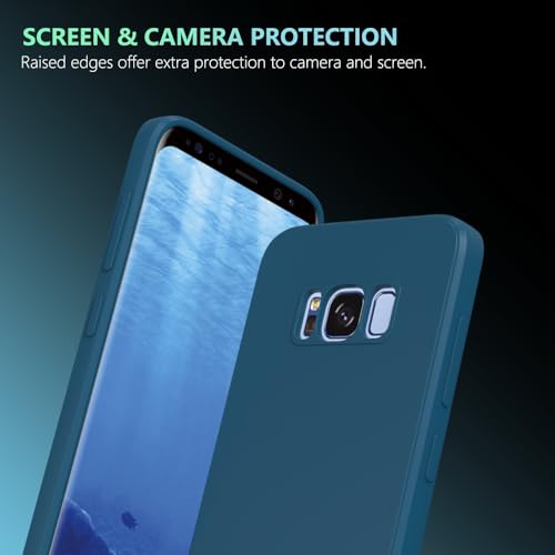 Image of for Samsung Galaxy S8 Case Dark Blue, Scratch Resistant with Soft Touch, Slim Thin Phone Cover for Samsung Galaxy S8