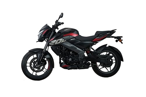 Image of Bajaj Pulsar Ns 200 Ug Motorcycle /Motorbike - Glossy Ebony Black - Ex-Showroom