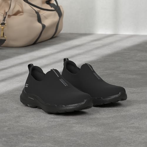 Gowalk 6 - Stretch Fit Slip-On Athletic Performance Walking Shoe Black