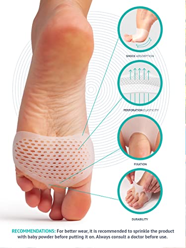 Metatrsal Ball Of Foot Cushions - Ball Of Foot Cushion - Soft Gel Cushioning Sleeves For Callus Bunion Chafing Feet Pain Relief Women Men #TOP2