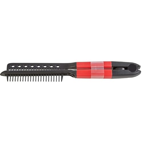 IMAXWAVE Peine Profesional Peluquería 25 cm, Peine Alisar Cabello con Secador, Dientes Anchos Separados para Desenredar Pelo Largo, Grueso o Rizado, Negro