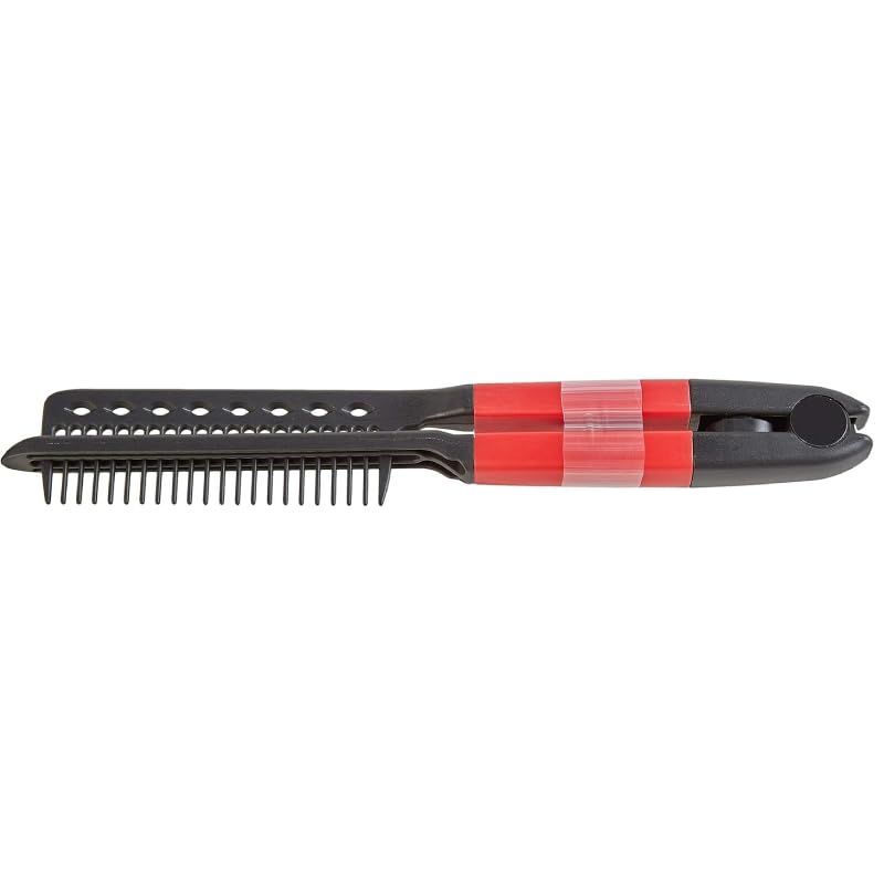 IMAXWAVE Peine Profesional Peluquería 25 cm, Peine Alisar Cabello con Secador, Dientes Anchos Separados para Desenredar Pelo Largo, Grueso o Rizado, Negro