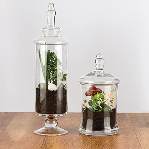 Bonboniere Belle Vous Süßigkeiten Glas mit Deckel Set im viktorianischen Stil