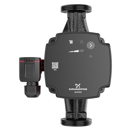 Grundfos Alpha1 25- 60 180 Umwälzpumpe Heizungspumpe 93074163 Hocheffizient 2.28 m³/ h 220- 240 V-2