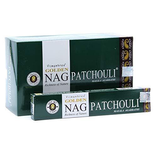 Ancient Wisdom 15G Golden Nag - Pathouli Incense
