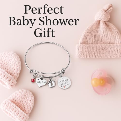 Infinity Collection Mom & Son Charm Bracelet - Perfect New Mom Gift2