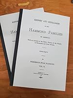 History and Genealogy of the Hammond Family in America 0832806420 Book Cover