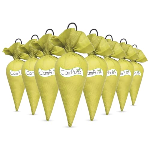 CamPure Camphor Cone (Mogra) Pack of 8-100% Organic | Air Freshener For Car, Wardrobe, Office Cabin's, Drawers, Travel Bag & Bathroom