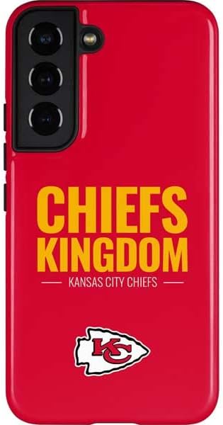 Skinit Pro Phone Case Compatible with Galaxy S22 - Officially Licensed NFL Kansas City Chiefs Design