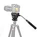 Produktbild Neewer Fluid Videokopf Videoneiger Stativkopf Kugelkopf mit Schnellwechselplatte für DSLR-Kameras mit 1/4" Gewinde bis zu 4 kg, Stativ mit 3/8" Gewinde