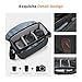 K&F CONCEPT Sling Camera Bag, Crossbody Photography Camera Shoulder Bag SLR DSLR Canvas Camera Case Portable Bag for Women and Men, Black