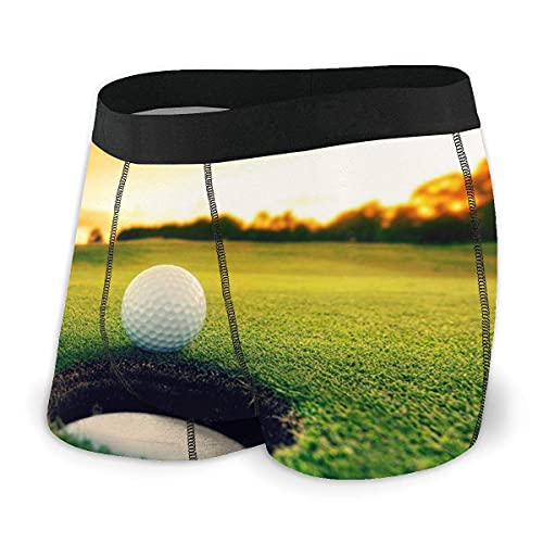Adamitt Pantalones Cortos Transpirables del Boxeador de la Ropa Interior de los Calzoncillos del Agujero de la Pelota de Golf para Hombres y niños