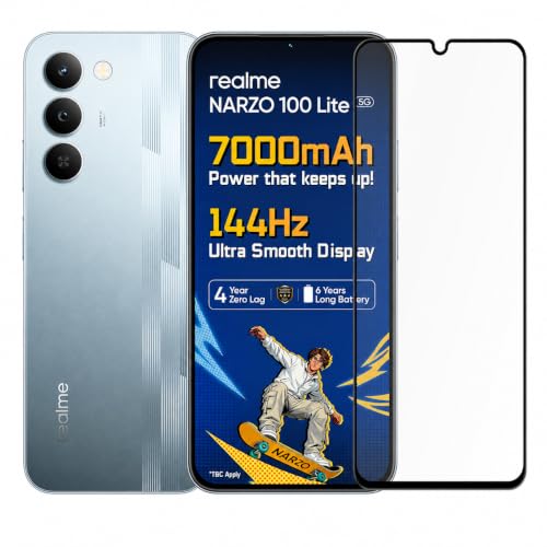 Image of Tempered Glass Screen Protector for Realme Narzo 100 Lite /Realme C83