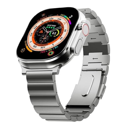 Bracelet en titane véritable pour Apple Watch Ultra, l'élégance robuste à votre poignet