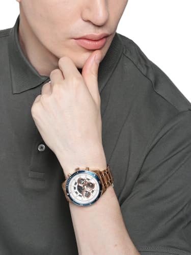 Image of TIMEX Round 46mm White Dial Analog Men Watch - TWEG15219